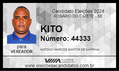 Candidato KITO 2024 - ROSÁRIO DO CATETE - Eleições