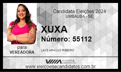 Candidato XUXA 2024 - UMBAÚBA - Eleições