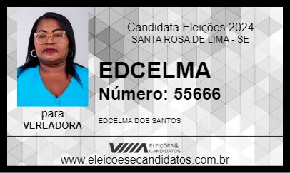 Candidato EDCELMA 2024 - SANTA ROSA DE LIMA - Eleições