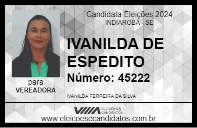 Candidato IVANILDA DE ESPEDITO 2024 - INDIAROBA - Eleições