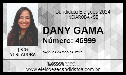 Candidato DANY GAMA 2024 - INDIAROBA - Eleições