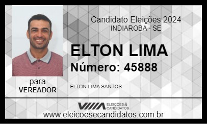 Candidato ELTON LIMA 2024 - INDIAROBA - Eleições