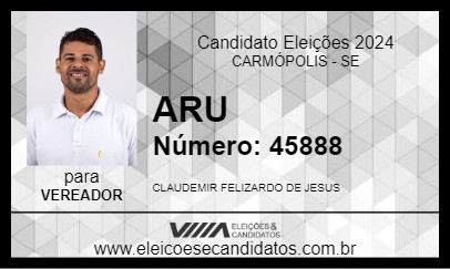 Candidato ARU 2024 - CARMÓPOLIS - Eleições