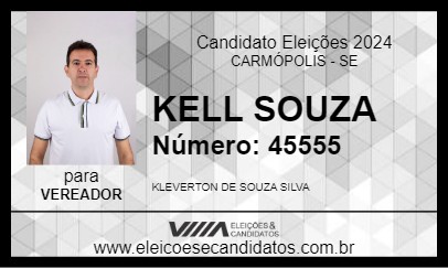 Candidato KELL SOUZA 2024 - CARMÓPOLIS - Eleições