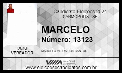 Candidato MARCELO 2024 - CARMÓPOLIS - Eleições