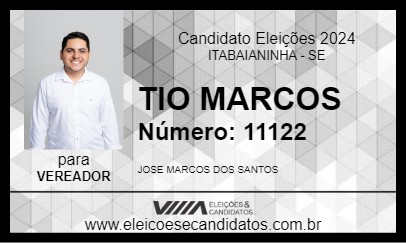 Candidato TIO MARCOS 2024 - ITABAIANINHA - Eleições