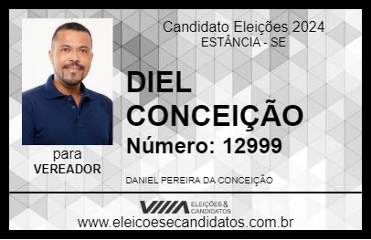 Candidato DIEL CONCEIÇÃO 2024 - ESTÂNCIA - Eleições