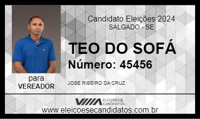 Candidato TEO DO SOFÁ 2024 - SALGADO - Eleições