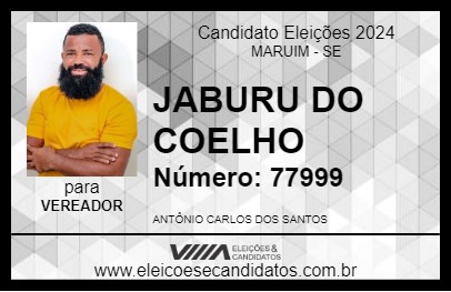 Candidato JABURU DO COELHO 2024 - MARUIM - Eleições