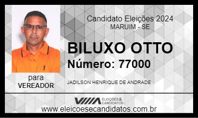 Candidato BILUXO OTTO 2024 - MARUIM - Eleições