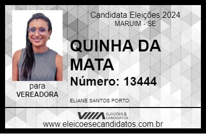 Candidato QUINHA DA MATA 2024 - MARUIM - Eleições