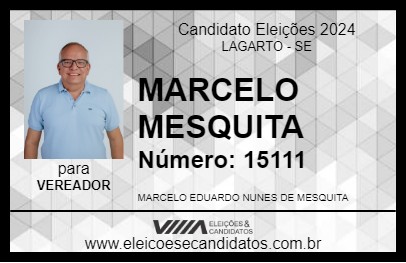 Candidato MARCELO MESQUITA 2024 - LAGARTO - Eleições