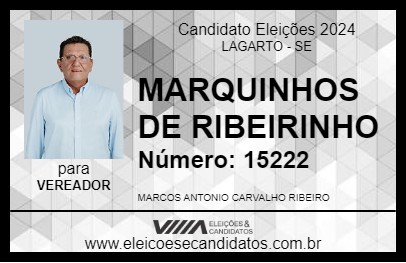 Candidato MARQUINHOS DE RIBEIRINHO 2024 - LAGARTO - Eleições