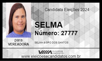 Candidato SELMA 2024 - ESTÂNCIA - Eleições