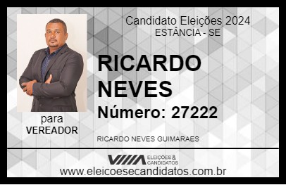 Candidato PASTOR RICARDO 2024 - ESTÂNCIA - Eleições