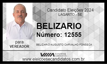 Candidato BELIZARIO 2024 - LAGARTO - Eleições