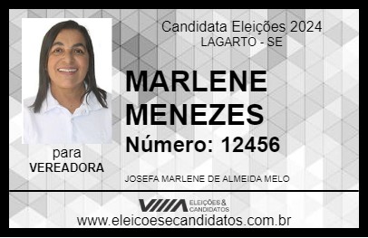 Candidato MARLENE MENEZES 2024 - LAGARTO - Eleições