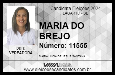 Candidato MARIA DO BREJO 2024 - LAGARTO - Eleições