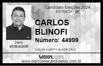 Candidato CARLOS BLINOFI 2024 - ESTÂNCIA - Eleições