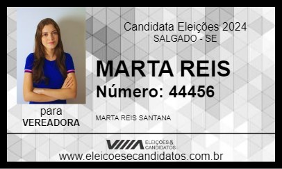 Candidato MARTA REIS 2024 - SALGADO - Eleições