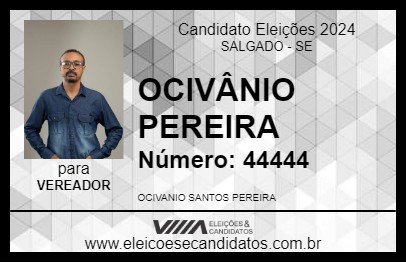 Candidato OCIVÂNIO PEREIRA 2024 - SALGADO - Eleições