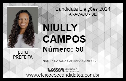 Candidato NIULLY CAMPOS 2024 - ARACAJU - Eleições