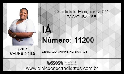 Candidato IÁ 2024 - PACATUBA - Eleições