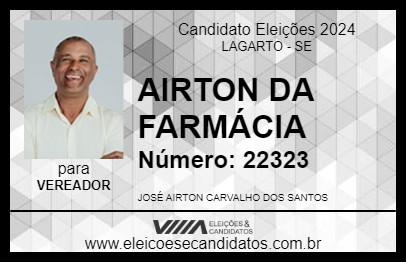 Candidato AIRTON DA FARMÁCIA 2024 - LAGARTO - Eleições