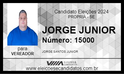 Candidato JORGE JUNIOR  2024 - PROPRIÁ - Eleições