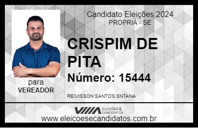 Candidato CRISPIM DE PITA 2024 - PROPRIÁ - Eleições