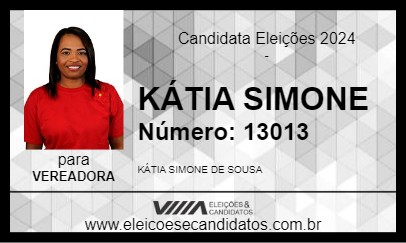 Candidato KÁTIA SIMONE 2024 - CAMPO DO BRITO - Eleições