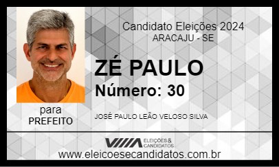 Candidato ZÉ PAULO 2024 - ARACAJU - Eleições