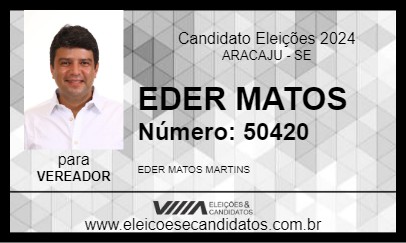 Candidato EDER MATOS 2024 - ARACAJU - Eleições