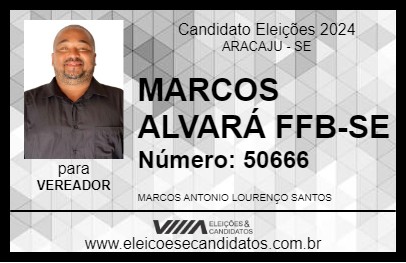 Candidato MARCOS ALVARÁ FFB-SE 2024 - ARACAJU - Eleições