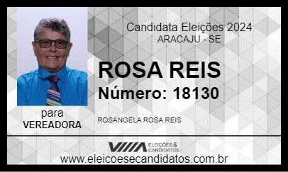 Candidato ROSA REIS 2024 - ARACAJU - Eleições