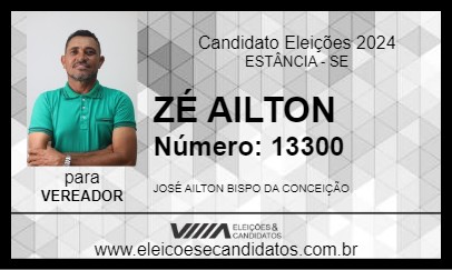 Candidato ZÉ AILTON 2024 - ESTÂNCIA - Eleições