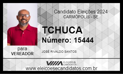 Candidato TCHUCA 2024 - CARMÓPOLIS - Eleições