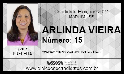 Candidato ARLINDA VIEIRA 2024 - MARUIM - Eleições