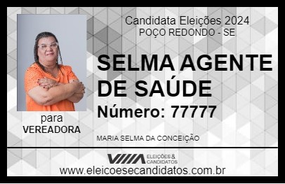 Candidato SELMA AGENTE DE SAÚDE 2024 - POÇO REDONDO - Eleições