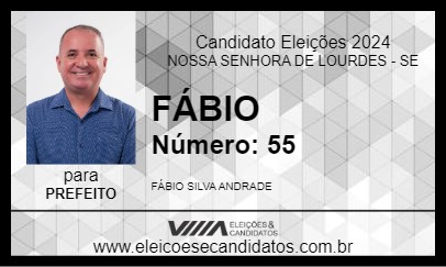 Candidato FÁBIO 2024 - NOSSA SENHORA DE LOURDES - Eleições