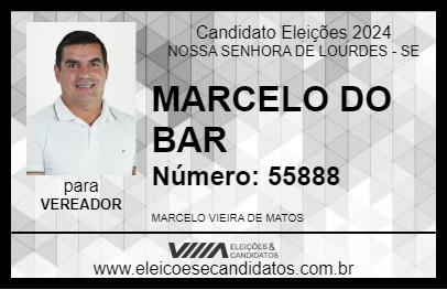 Candidato MARCELO DO BAR 2024 - NOSSA SENHORA DE LOURDES - Eleições