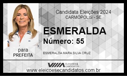 Candidato ESMERALDA 2024 - CARMÓPOLIS - Eleições