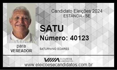 Candidato SATU 2024 - ESTÂNCIA - Eleições