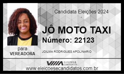 Candidato JÔ MOTO TAXI 2024 - ESTÂNCIA - Eleições