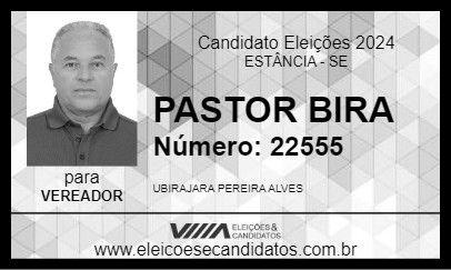 Candidato PASTOR BIRA 2024 - ESTÂNCIA - Eleições