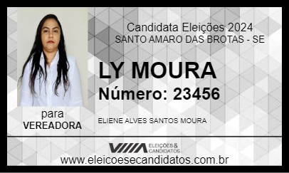 Candidato LY MOURA 2024 - SANTO AMARO DAS BROTAS - Eleições