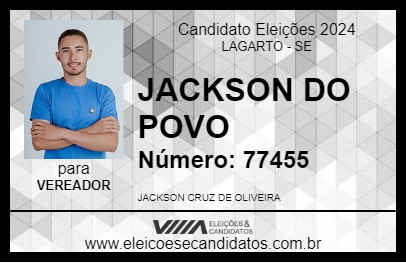 Candidato JACKSON DO POVO 2024 - LAGARTO - Eleições