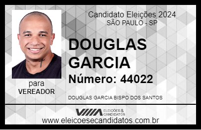 Candidato DOUGLAS GARCIA 2024 - SÃO PAULO - Eleições