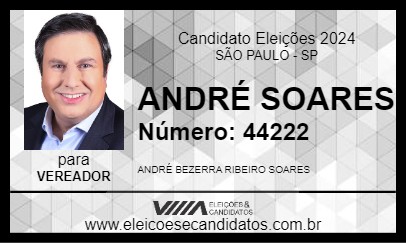 Candidato ANDRÉ SOARES 2024 - SÃO PAULO - Eleições