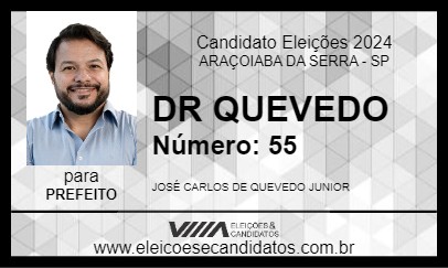 Candidato DR QUEVEDO 2024 - ARAÇOIABA DA SERRA - Eleições